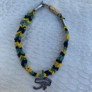 3/$20 Hand Crafted EYE OF HORUS Woven BRACELET